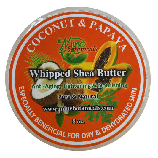 Coconut & Papaya Whipped Shea Butter Live Life Healthy The Herbal Way