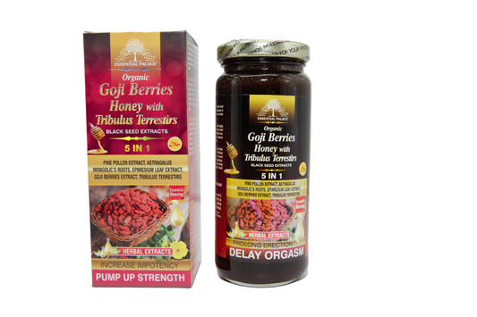 Organic Goji Berries Honey with Tribulus Terrestirs Live Life Healthy The Herbal Way