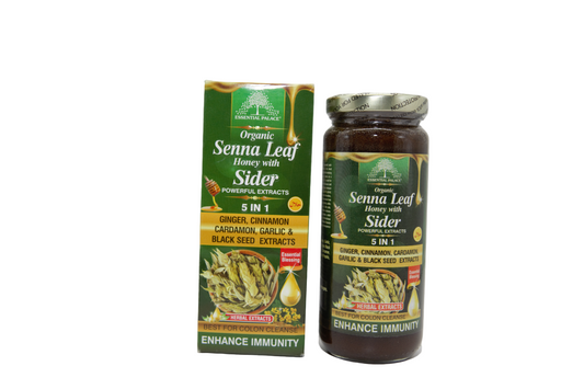 Organic Senna Leaf Honey with Sider Live Life Healthy The Herbal Way
