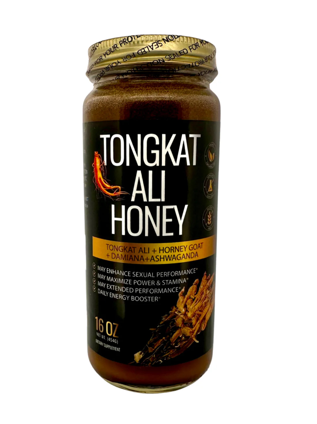 Organic Tongkat Ali HONEY HORNY GOAT Weed Extract Live Life Healthy The Herbal Way