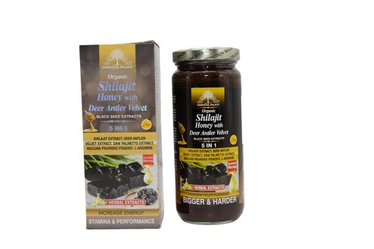 Organic Shilajit Honey with Dear Antler Velvet Live Life Healthy The Herbal Way