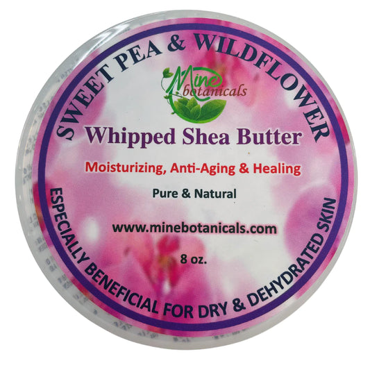 Sweet Pea & Wildflower Whipped Shea Butter-Live Life Healthy The Herbal Way