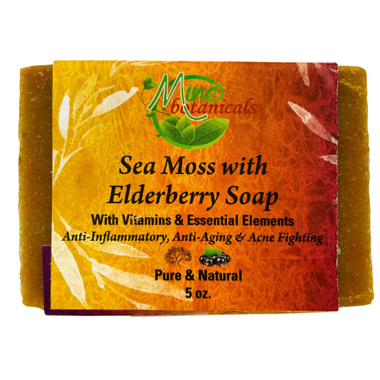 Sea Moss With Elderberry Handmade Soap-Live Life Healthy The Herbal Way
