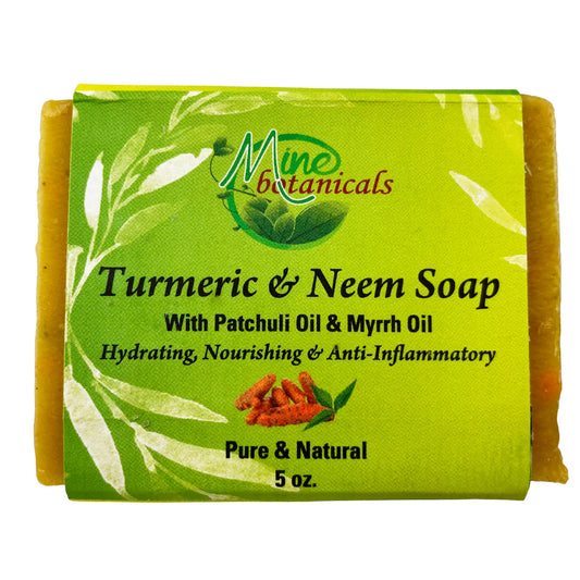 TURMERIC & NEEM HAND MADE SOAP-Live Life Healthy The Herbal Way