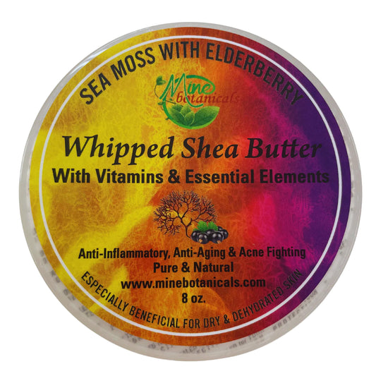 Sea Moss With Elderberry Whipped Shea Butter-Live Life Healthy The Herbal Way