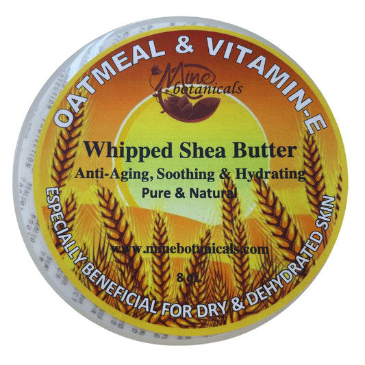 Oatmeal & Vitamin-E Whipped Shea Butter Live Life Healthy The Herbal Way