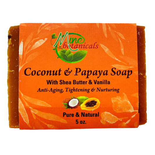 Coconut & Papaya Handmade Soap Live Life Healthy The Herbal Way
