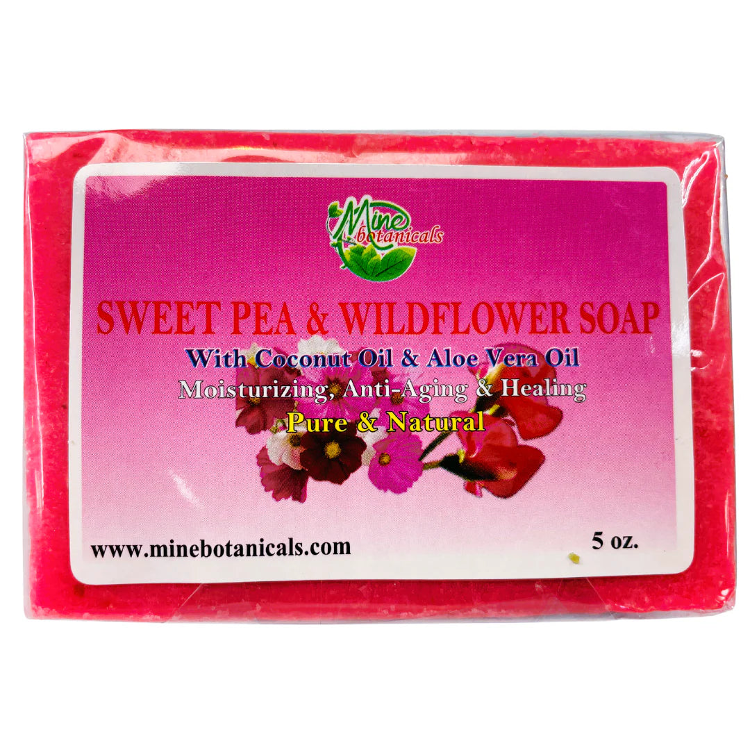 SWEET PEA & WILDFLOWER Handmade SOAP-Live Life Healthy The Herbal Way