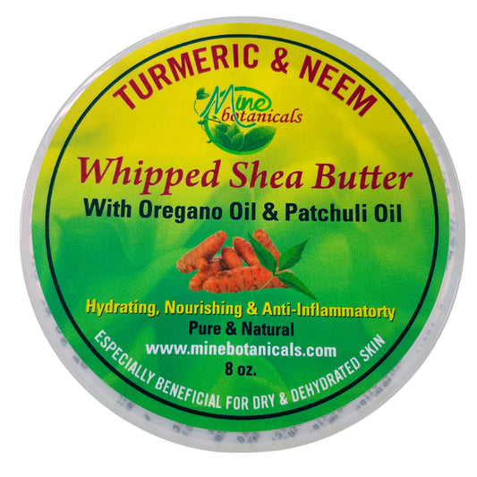 Turmeric & Neem Whipped Shea Butter-Live Life Healthy The Herbal Way