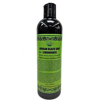 African Black Soap With Lemongrass Live Life Healthy The Herbal Way