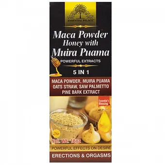 Organic Maca Powder honey with Muira Puama-Live Life Healthy The Herbal Way