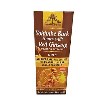 Organic Yohimbi Bark honey with Red Ginseng