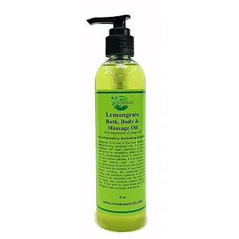 Lemongrass Bath, Body & Massage Body Oil Live Life Healthy The Herbal Way
