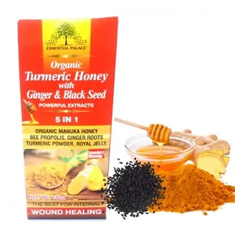 Organic Turmeric Honey with Ginger & Black seed-Live Life Healthy The Herbal Way