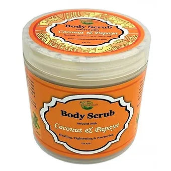 Body Scrub Infused with Coconut & Papaya Live Life Healthy The Herbal Way