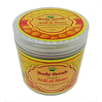 Body Scrub Infused with Milk & Honey Live Life Healthy The Herbal Way