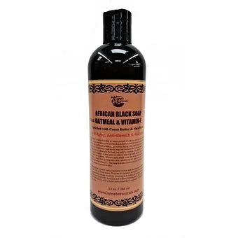 African Black Soap With Oatmeal & Vitamin -E Live Life Healthy The Herbal Way