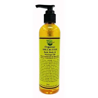 Organic SHEA BUTTER Bath, Body & Massage Oil-Live Life Healthy The Herbal Way